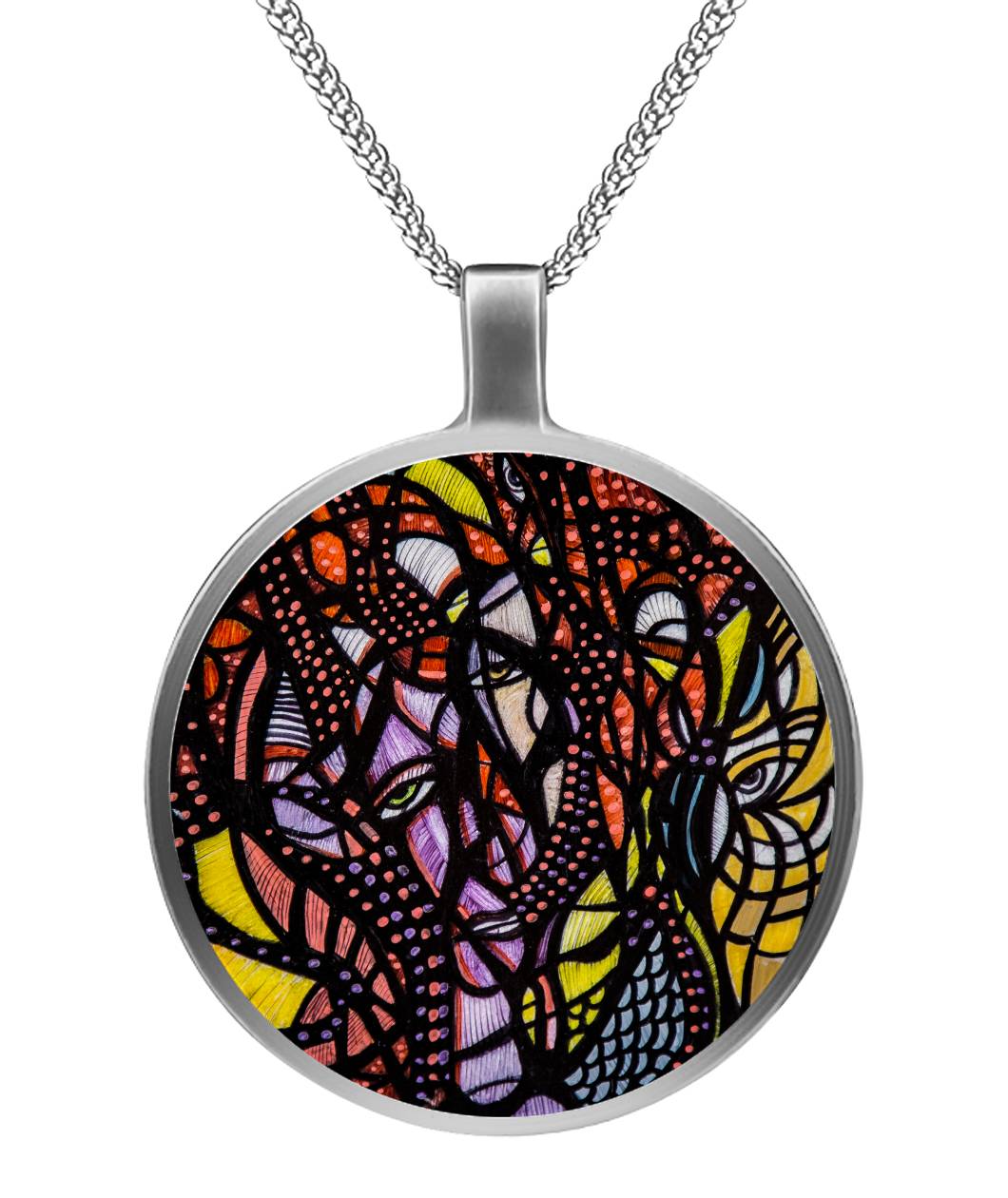 CIRCLE OF LIGHT | Pendant Necklace - KICKASS FOOTWEAR