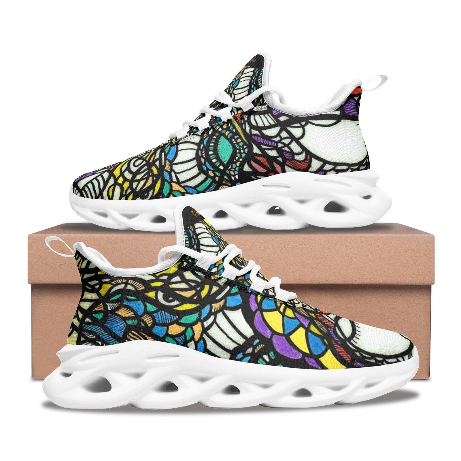 KICKASS TRIBE | Unisex Bounce Mesh Knit Sneakers - KICKASS FOOTWEAR
