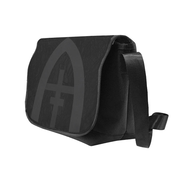 THE GARDEN BLACK | Messenger Bag - KICKASS FOOTWEAR