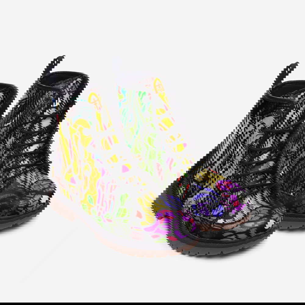 THE GARDEN IGNITED | Doc Martin-Style Boots - KICKASS FOOTWEAR