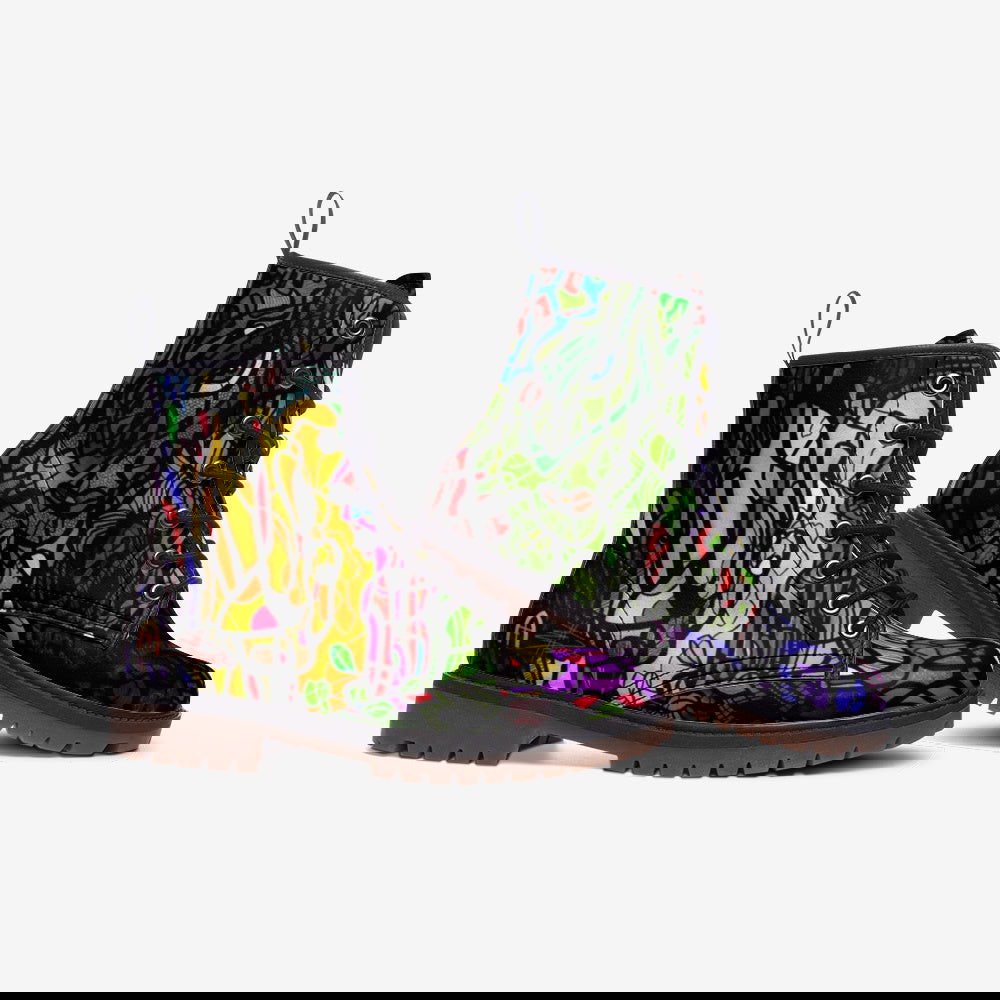 THE GARDEN IGNITED | Doc Martin-Style Boots - KICKASS FOOTWEAR