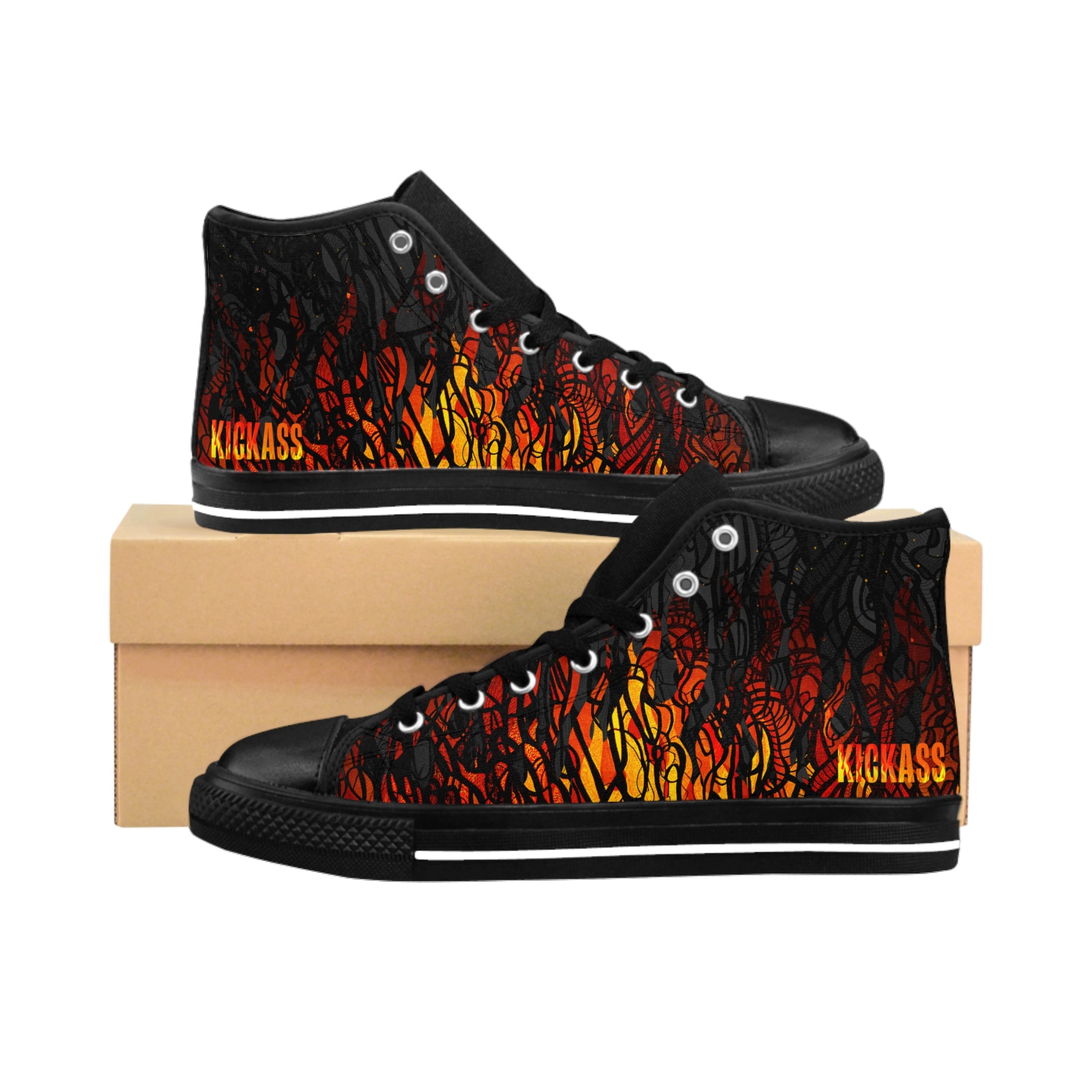 INFERNO | Canvas High-Tops