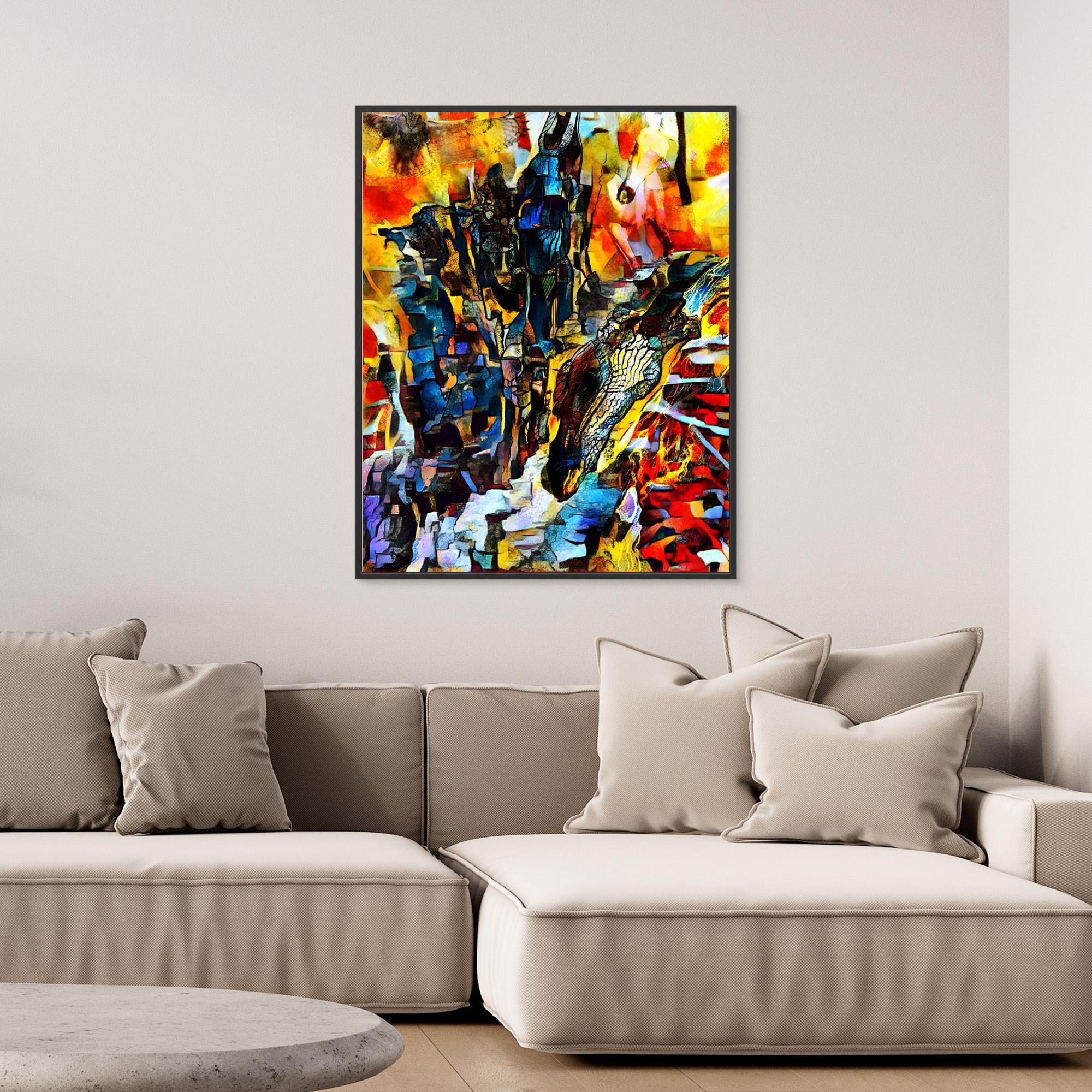 Dark Armored Sunset of the Fiery Knight