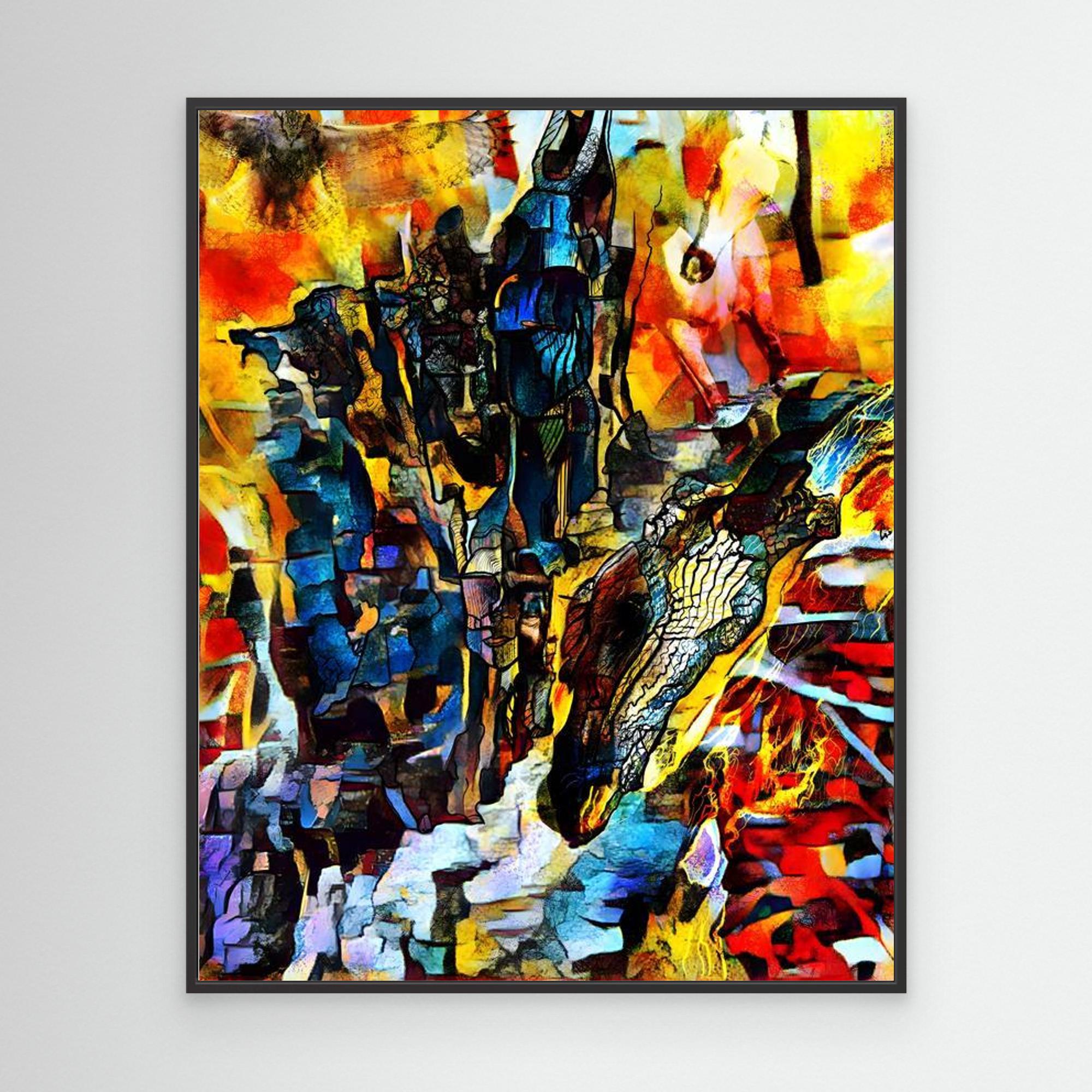 Dark Armored Sunset of the Fiery Knight