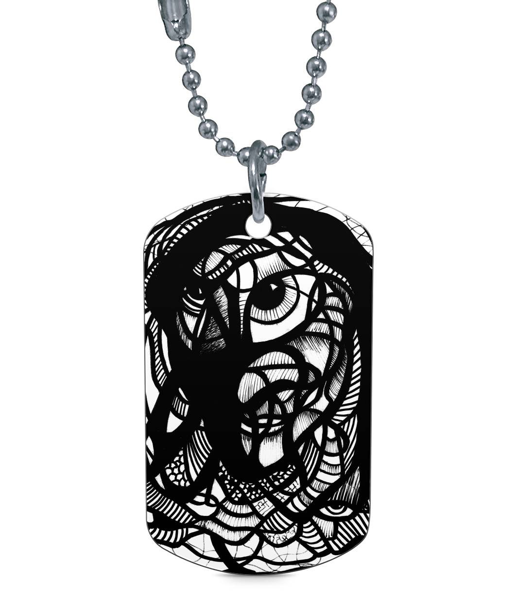 IAM MAN | Dog Tag Necklace - KICKASS FOOTWEAR