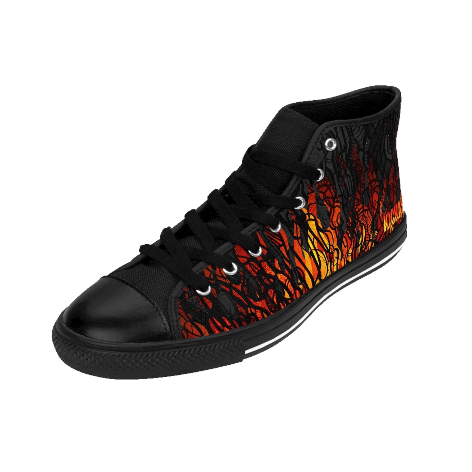 INFERNO | Canvas High-Tops - KICKASS FOOTWEAR