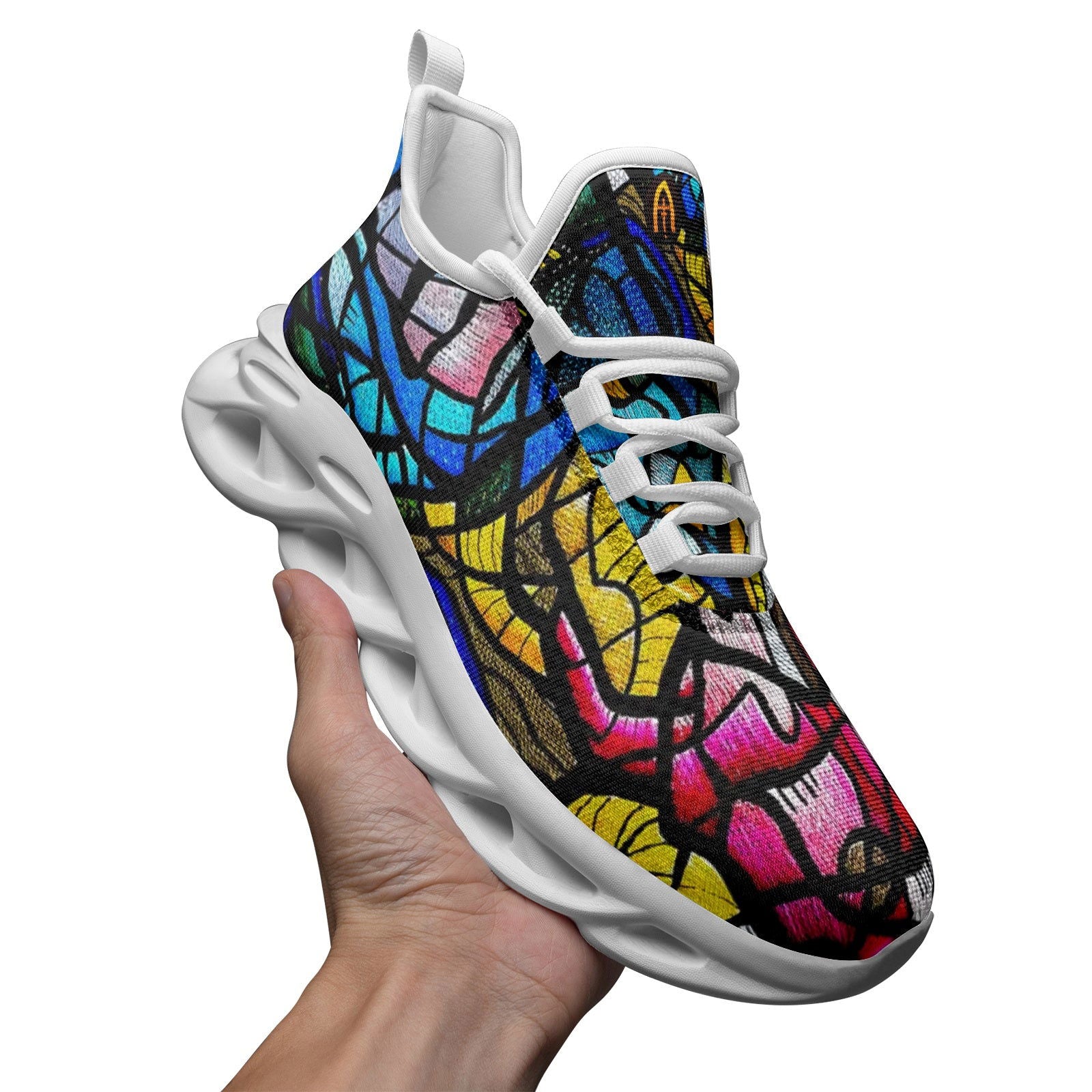 LIQUID DREAMER | Unisex Bounce Mesh Knit Sneakers - KICKASS FOOTWEAR