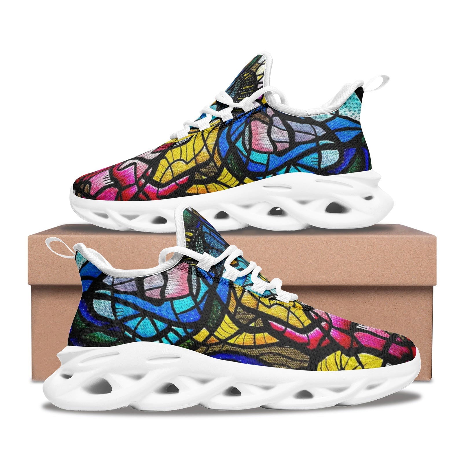 LIQUID DREAMER | Unisex Bounce Mesh Knit Sneakers - KICKASS FOOTWEAR