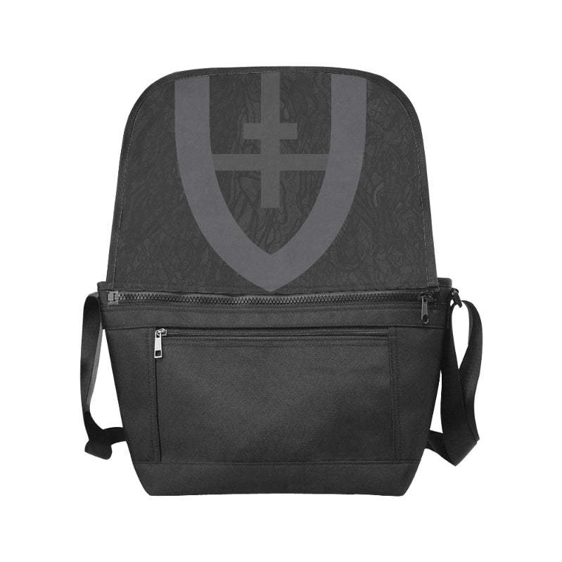 THE GARDEN BLACK | Messenger Bag - KICKASS FOOTWEAR