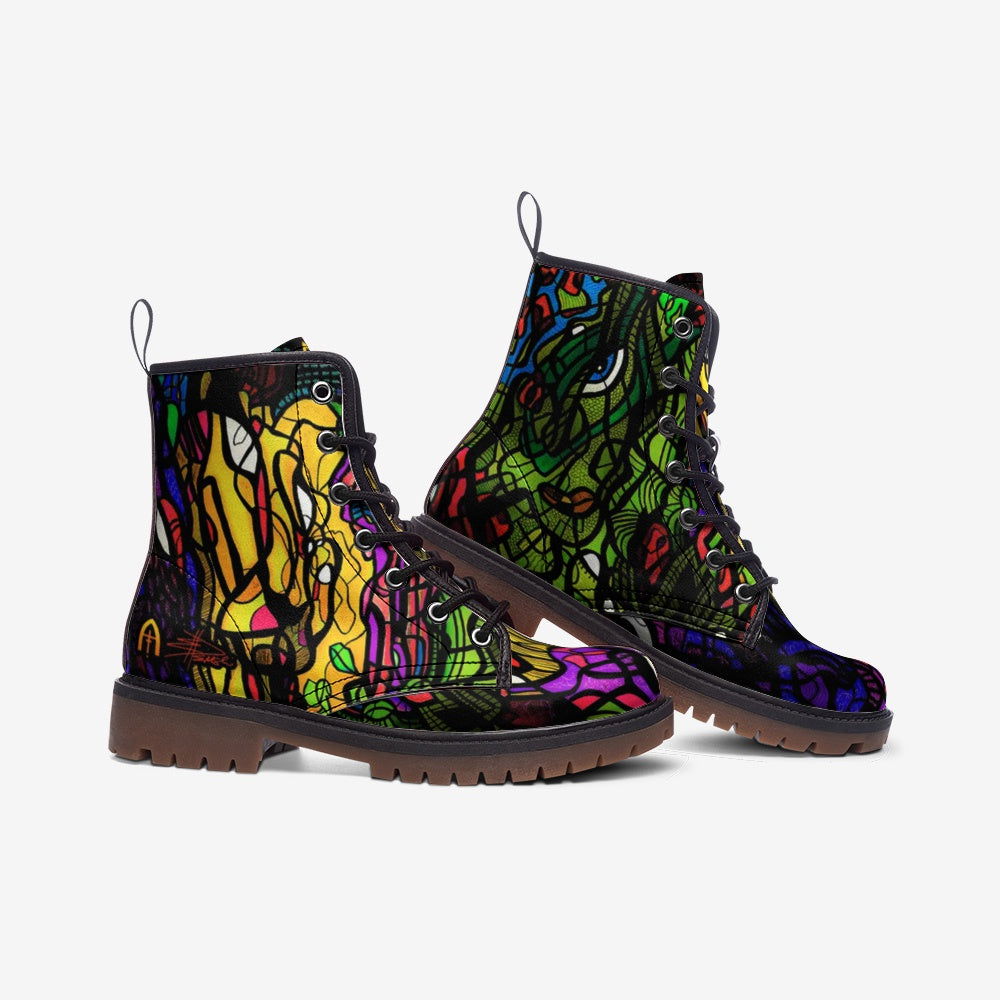 THE GARDEN IGNITED | Doc Martin-Style Boots - KICKASS FOOTWEAR