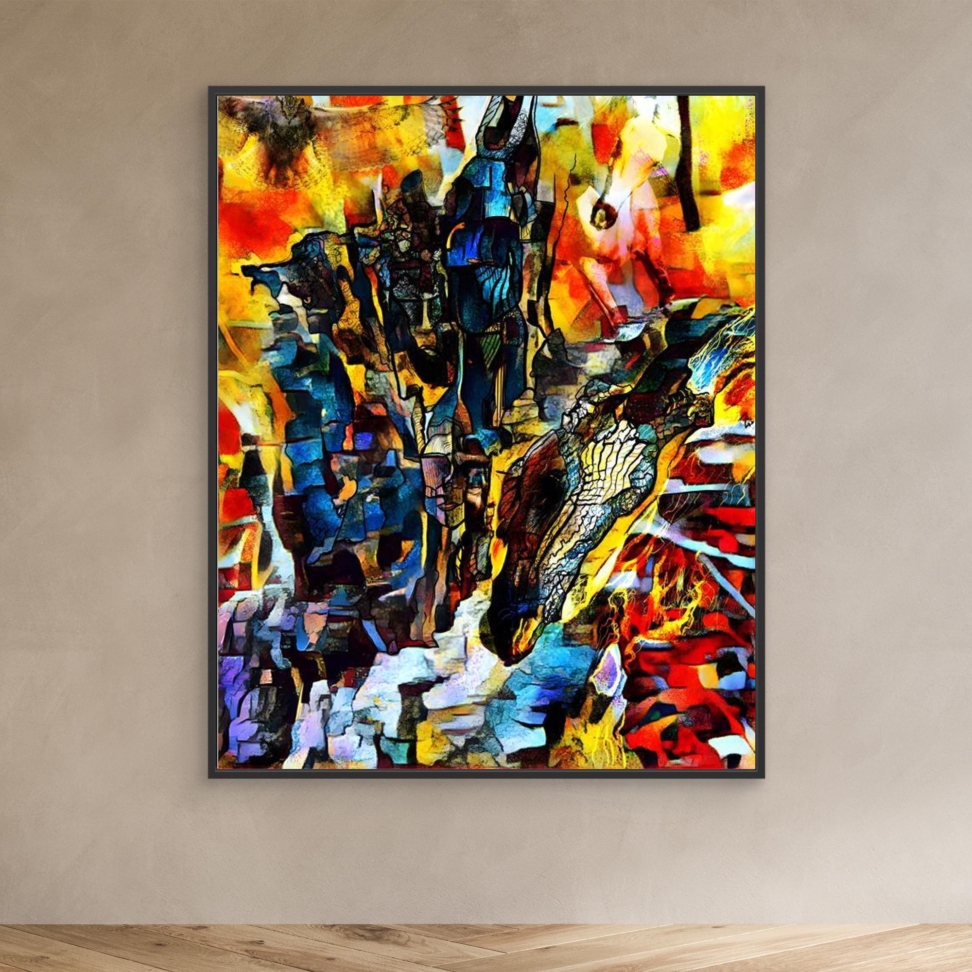 Dark Armored Sunset of the Fiery Knight