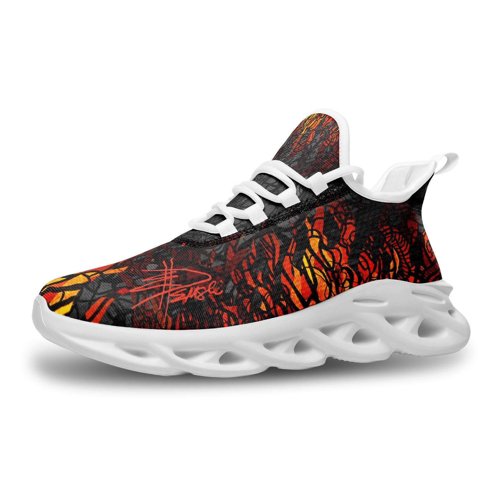 INFERNO | Unisex Bounce Mesh Knit Sneakers